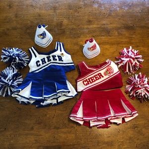 Build a Bear Cheerleading Outfit Bundle